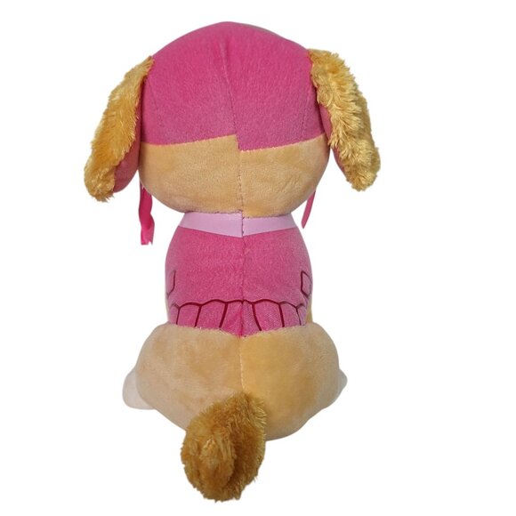Ty Beanie Boo PAW Patrol Skye Pink Pilot Pup Medium Plush Dog Glitter Eyes 9” - Picture 3 of 4